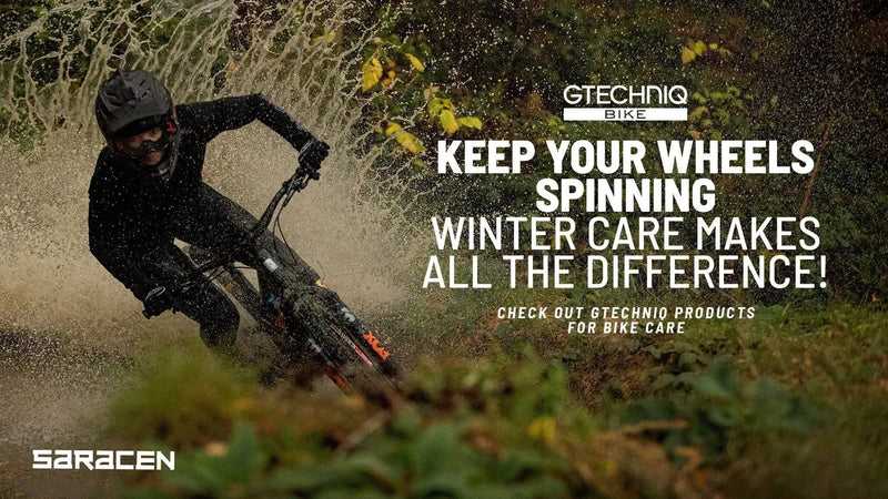 Keep your wheels spinning — winter care makes all the difference! saracen bikes