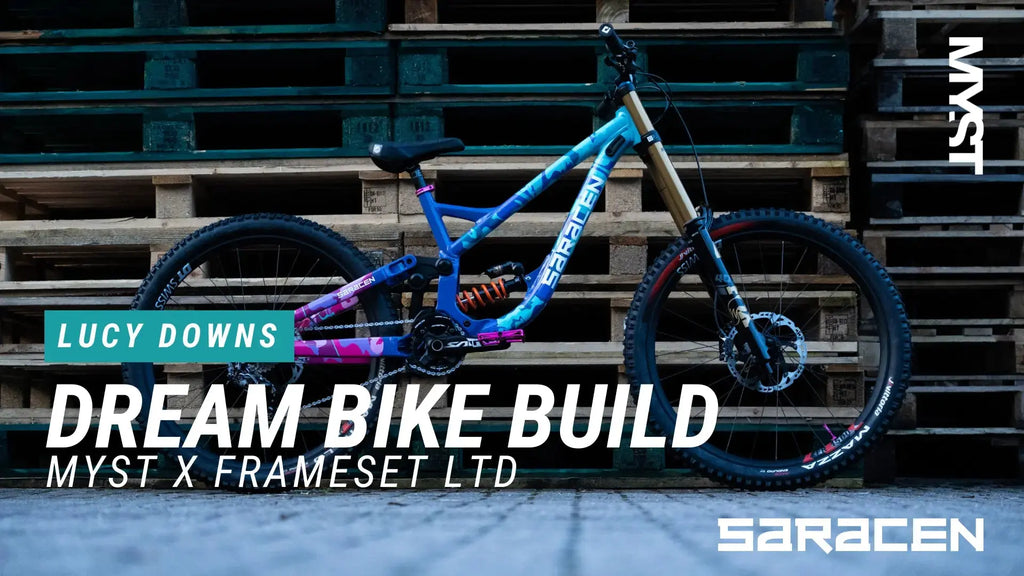 Lucy Downs Custom Saracen Myst X Build | DH Bike Spec – saracen bikes