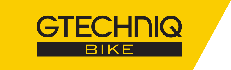Gtechniq Bike logo on a yellow background