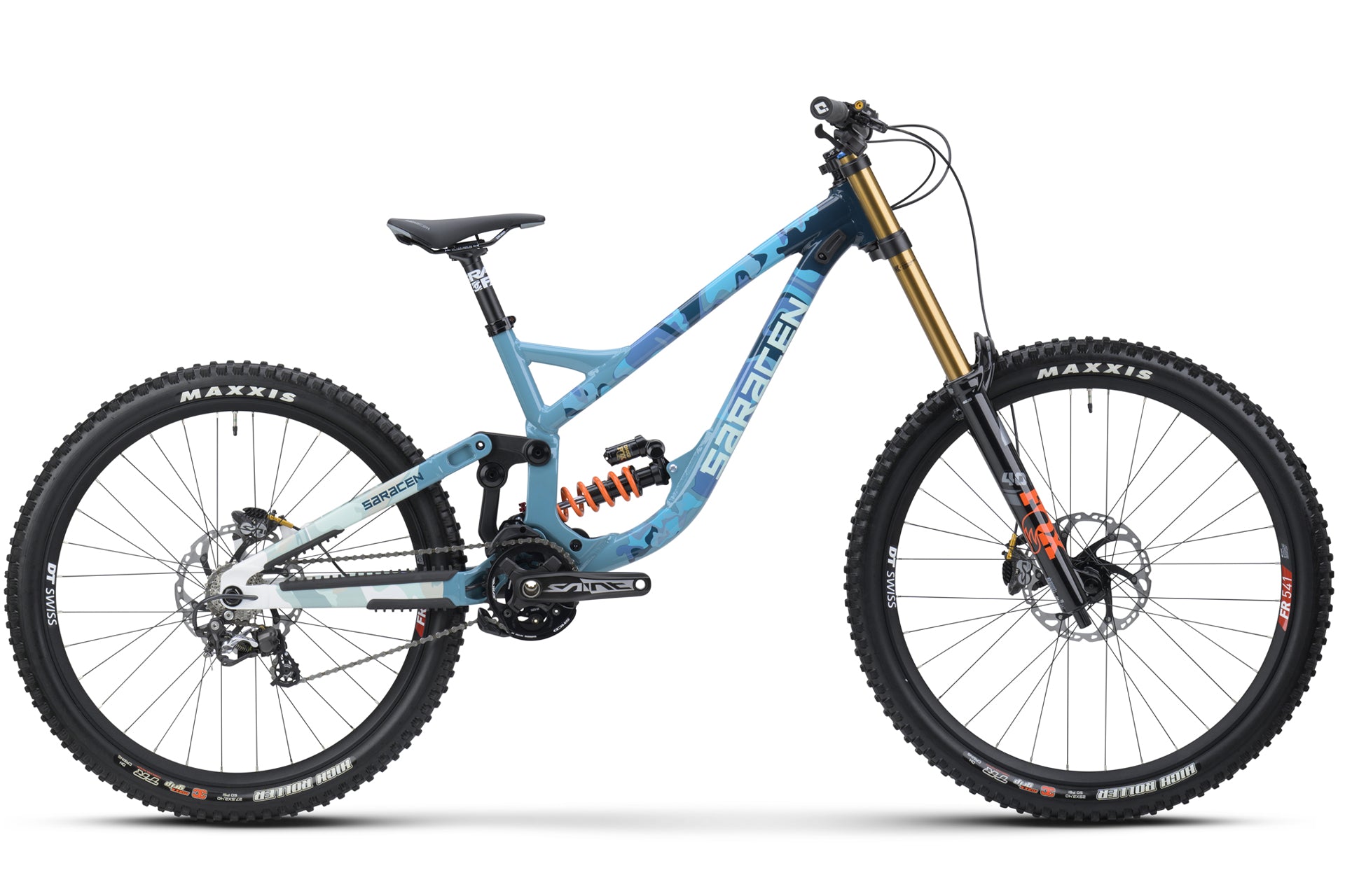 HSQMA Downhill Mountain Bike Suspension Fork 26 27.5 29 Inch DH MTB Fork Travel 140mm Air Fork Double Shoulder Straight Front Fork Manual Lockout QR 9 27.5 Mountain Bike HSQMA DH Downhill Mountain Bike Suspension Fork