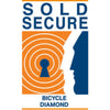 Logo with 'Solid Secure' text and bicycle diamond symbol on a white background