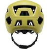 Yellow helmet with black accents on a white background